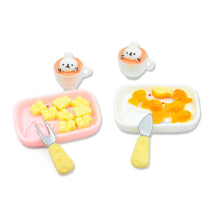 Plato de Gato Miniatura Kawaii, Cabujón de Resina de Base Plana, Simulación de Vajilla, Juguetes de Comida para Cocina - Product Image 6