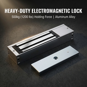 Serrure Électromagnétique Robuste 500KG 1200Lbs DC12V 380mA, Échouement Sécurisé, pour <span class=keywords><strong>Porte</strong></span> Simple - Product Image 1