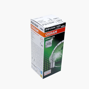 <span class=keywords><strong>OSRAM</strong></span> P21/<span class=keywords><strong>5W</strong></span> <span class=keywords><strong>12V</strong></span> S25 21/<span class=keywords><strong>5W</strong></span> โคมไฟรถยนต์ E1แบบสัมผัสคู่7528L อายุการใช้งานยาวนาน - Product Image 6