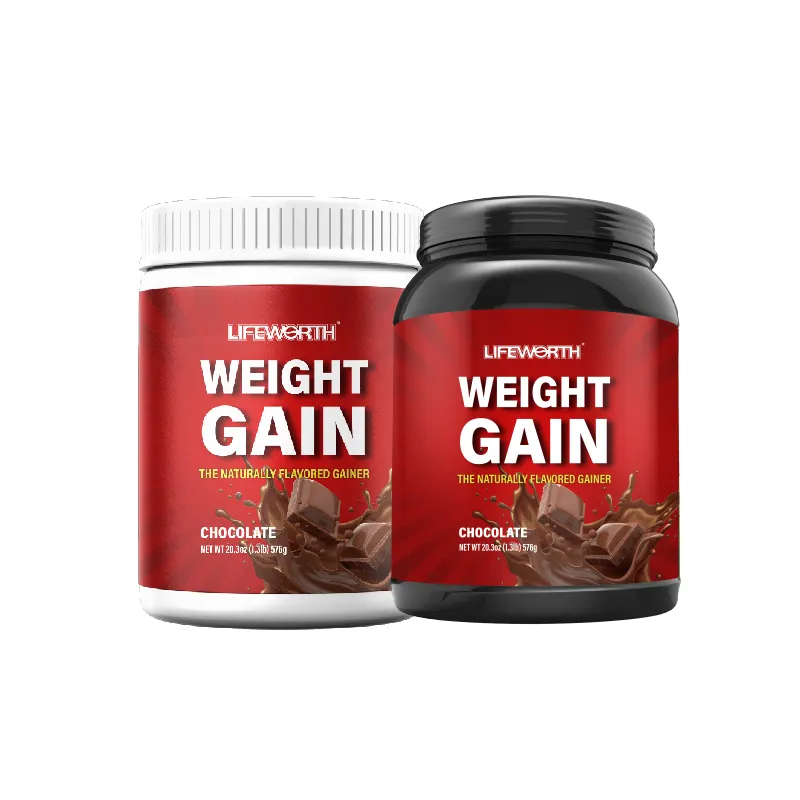 LIFEWORTH Weight Gain Powder Fast Protein Supplement Sports Muscle Endurance Gym For Women and Men