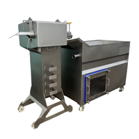 Machine automatique de décorticage de saucisses, éplucheuse de saucisses en boyaux de cellulose avec une vitesse de 30-190 m/min