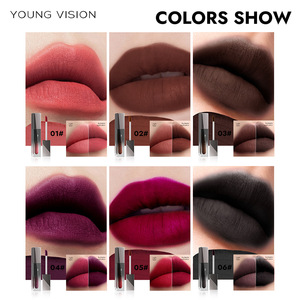 Young Vision Matte Velvet <b>Lip</b> Mud 6 Colors Liquid Soft Mist Lipstick for General Population - Product Image 2