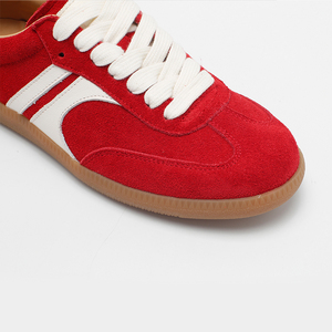 Sneakers Casual da Donna in Camoscio <span class=keywords><strong>Rosso</strong></span>, Scarpe Sportive Comode a Profilo Basso per Uso Quotidiano, Calzature Eleganti per Signore - Product Image 5