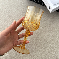 Gobelets en Plastique Polycarbonate, Verrerie en Plastique Cristal, Verres à Vin, Tasses en Verre, Coupes à Champagne en Polycarbonate Incassable, Acrylique Vintage