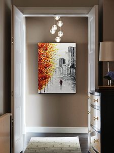 <span class=keywords><strong>Peinture</strong></span> sur toile de paysage créative <span class=keywords><strong>D</strong></span>écoration murale Art de pulvérisation pour le salon Artisanat fait main <span class=keywords><strong>D</strong></span>écoration <span class=keywords><strong>Peinture</strong></span> - Product Image 3