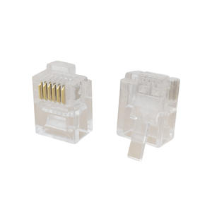 Connecteur modulaire RJ12 6P6C RJ11 6Pin, connecteur latéral droit Compatible avec les moteurs robots lxt, livraison gratuite - Product Image 2