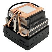 Ventilateur AMD d'origine Wraith Prism 4 avec 4 caloducs, ventilateur RGB, 65W TDP, 22dBA silencieux pour boîtier d'ordinateur, compatible AM4/AM5/FM2/FM2+