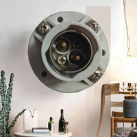 Douille marine DT201 B22 en cuivre, support de lampe à double filament, base de lampe de test à baïonnette