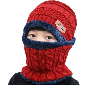 New Arrival Korean-Style Winter Knitted Hat Scarf Combo for Children Trendy Winter Accessories - Product Image 1