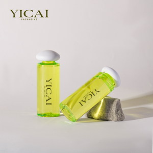 Bán buôn rỗng Pet Toner chai 75ml <span class=keywords><strong>100ml</strong></span> 150ml 200ml màu xanh lá cây rõ ràng hổ phách nhựa mỹ phẩm bao bì chất chai với ABS Nắp - Product Image 1