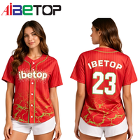 Jersey Baseball Custom Biru Hijau Motif Air dengan Nomor Berhias Rhinestone untuk Pakaian Olahraga Kasual Lengan Pendek Kancing Depan Celana Pendek