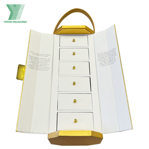 Caja de Embalaje para Galletas y Pasteles de Grado Alimenticio Premium, Caja de Regalo de Lujo Personalizada para Hotel con Diseño de Múltiples Cajones - Product Image 3