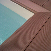 Nouvelle technologie WPC 3D gaufré Composite Decking