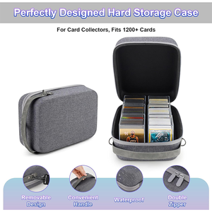 Tùy chỉnh chủ thẻ kinh doanh EVA thẻ cứng Hội Đồng Quản trị trò chơi lưu trữ thẻ kinh doanh mang theo trường hợp giữ 400 + thẻ hai tay - Product Image 4