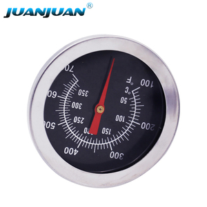 स्टेनलेस स्टील ओवन खाना पकाने थर्मामीटर BBQ दूध मांस खाद्य सेल्सियस तापमान गेज के साथ मीटर परीक्षक फारेनहाइट - Product Image 1