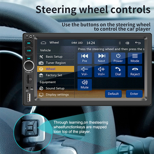 Radio de Auto Android <span class=keywords><strong>2</strong></span> Din, Reproductor de DVD para Auto de 7 Pulgadas, Radio Estéreo Universal para Auto, Reproductor MP5 con Bluetooth y Wifi, Radio para Auto 7010 - Product Image 5