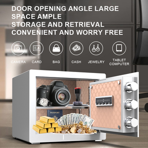 Caja Fuerte Inteligente de Acero con Cerradura Biométrica Digital Electrónica para Objetos de Valor y Dinero, Caja de Seguridad Inteligente para el Hogar - Product Image 4