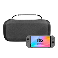 Étui en EVA durable avec fermeture éclair pour console Nintendo Switch 2 et accessoires - Sac de rangement grande capacité, style décontracté, résistant à l'eau