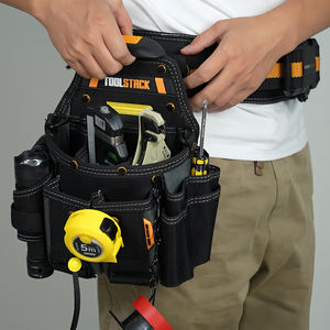 Échantillon gratuit, sac à outils de haute qualité, 13 poches, ceintures à outils pour hommes, détachable et réglable, ceinture à outils pour électricien, charpentier - Product Image 4