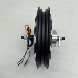 Motor de tracción trasera de bicicleta eléctrica, cubo de rueda de acero magnético sin dientes sin escobillas, 12 pulgadas, 500W, 800W, ahorro de energía de alta velocidad - Product Image 3