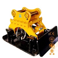 Compacteur de plaque hydraulique de vente de béton vibrant d'excavatrice