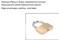 Mini cadenas en laiton de 20 mm, personnalisable avec logo, prix fabricant, avec clés identiques et clés différentes