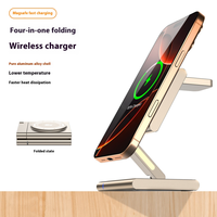 Chargeur sans fil 3 en 1 25W, charge rapide magnétique pour iPhone, iWatch, Airpods