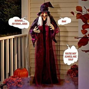 Articles populaires Halloween brillant suspendus sorcière accessoires fantôme Festival maison hantée décorations d'horreur <span class=keywords><strong>bruit</strong></span> effrayant - Product Image 6