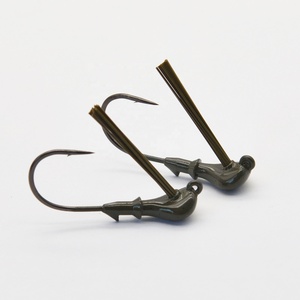 Tête de gabarit de retournement en tungstène de la meilleure qualité, tête de gabarit de pêche sans jupe en silicone pour la pêche au bar - Product Image 2