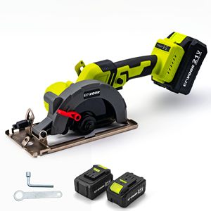 <span class=keywords><strong>Scie</strong></span> <span class=keywords><strong>circulaire</strong></span> portative de qualité industrielle pour le travail du bois en Chine, <span class=keywords><strong>mini</strong></span> <span class=keywords><strong>scie</strong></span> électrique sans fil 21V, lame de 140 mm, <span class=keywords><strong>scie</strong></span> à pierre et à briques - Product Image 1