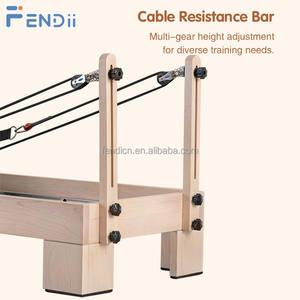 Macchina Professionale per Pilates Reformer in Legno di Quercia Classico di Alta Qualità - Product Image 6