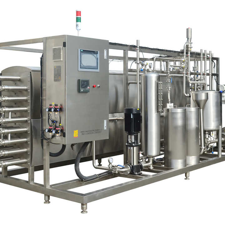 Pasteurizador tubular UHT Pasteurización 1000L Línea de producción de