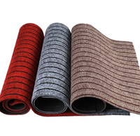 Tapis d'entrée durable à rayures, sur mesure, couleurs variées, tapis de sol à profil bas, retient la saleté pour porte d'entrée