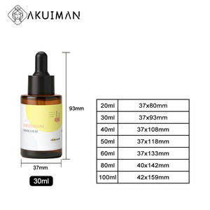 Botella cuentagotas de vidrio de lujo personalizada de 50 ml con cilindro de embalaje - Product Image 4