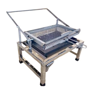 Parrilla <span class=keywords><strong>de</strong></span> Carbón Portátil para Mesa, Mini Fogata para <span class=keywords><strong>Leña</strong></span>, Asador <span class=keywords><strong>de</strong></span> <span class=keywords><strong>Carne</strong></span> para Camping, Parrilla Plegable Fácil <span class=keywords><strong>de</strong></span> Usar - Product Image 1