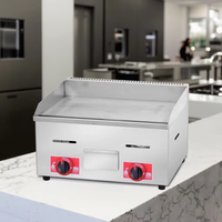 Grill BBQ Chargriller Équipement de cuisine commerciale Plaque chauffante à gaz pour hôtel et restaurant