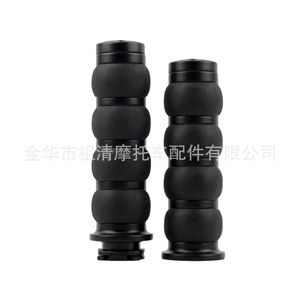 Poignées de guidon de moto Aoran en alliage de zinc noir, universelles, adaptées aux poignées d'assistance au guidon de style rétro Harley - Product Image 4