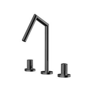 Diseño de grifo Lavar a mano Grifos de latón Manijas dobles Grifos de baño fríos y calientes - Product Image 2