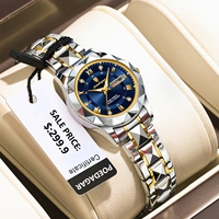 Montre à quartz classique bleue pour femme POEDAGAR 306, bracelet en acier, luminescente, étanche, calendrier, petit MOQ 1, fournisseur de montres de loisirs