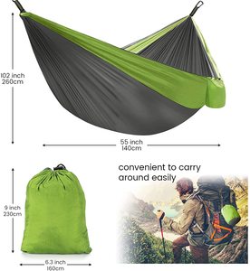 Wuqi — <span class=keywords><strong>hamac</strong></span> de Camping en Nylon, lit-balançoire <span class=keywords><strong>avec</strong></span> <span class=keywords><strong>moustiquaire</strong></span> <span class=keywords><strong>et</strong></span> bâche de pluie, léger, facile à transporter, offre spéciale, nouvelle collection - Product Image 1