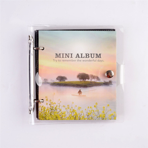 Mini Album <span class=keywords><strong>Photo</strong></span> Transparent PVC Couverture Classeur <span class=keywords><strong>Livre</strong></span> Intégré pp page <span class=keywords><strong>pour</strong></span> 3 4 pouces Photos Stockage Photos Album <span class=keywords><strong>Livre</strong></span> - Product Image 5