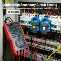 Xtester-4020 Testeur de batterie électronique numérique intelligent à double pince de grande précision et grand calibre, ampèremètre et voltmètre 09