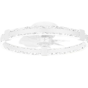 Factory wholesale 500mm 7-blade DC motor modern home decoration <b>ceiling</b> fan with LED <b>light</b> <b>remote</b> <b>control</b> for bedroom use - Product Image 3