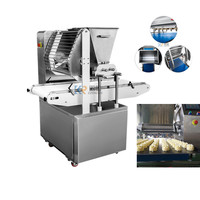 Machine automatique de fabrication de biscuits italiens savoureux et sucrés, machine à biscuits fourrés pour boulangerie