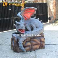 Mon Dino AW005, dragon animatronique mignon et attrayant pour le jardin, avec œuf, à vendre