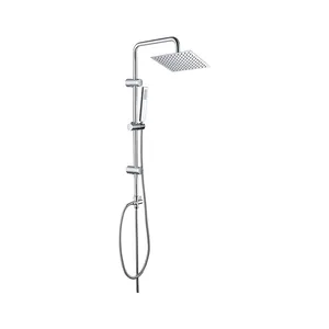 made of brushed stainless steel 304 with 4 functions for even more wellness and relaxation in your own bathroom shower set