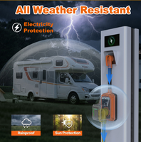 Protecteur de surtension intelligent Tuya WiFi RV-08 50A 125V 6250W pour camping-car, 20000 Joules, analyseur de circuit électrique avec couvercle