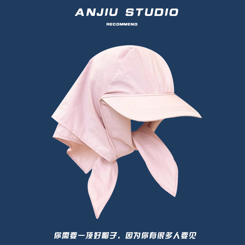 Rosa [cappello a turbante in tinta unita]
