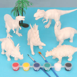 Model Dinosaurus DIY 43 Buah untuk Mewarnai Sendiri, Kerajinan Seni DIY untuk Anak-Anak - Lukis Warna Dinosaurus Anda Sendiri - Product Image 5