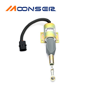 โซลินอยด์วาล์วตัดน้ำมันเครื่องรถขุดมูนเซล รุ่น 3926412 12V 24V สำหรับเครื่องจักรกลหนัก - Product Image 2
